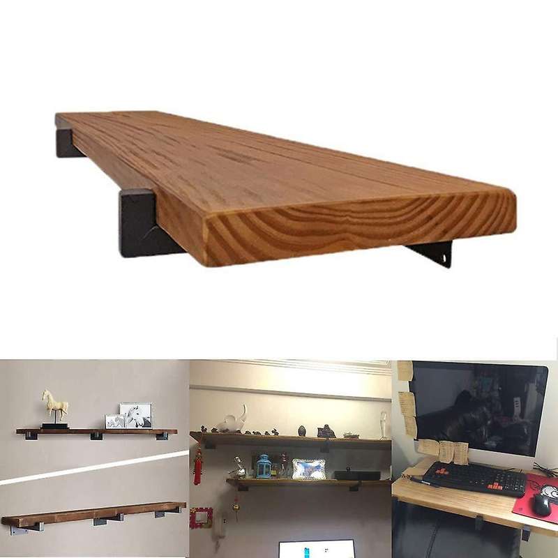 2 Pieces Shelf Bracket Shelf Support Heavy Duty Bracket Shelf (30cm)