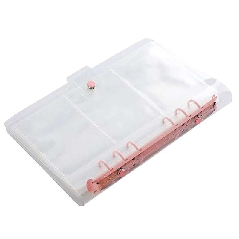 Transparent Book Jewelry Storage Album with 150 Zipper Closure Bag