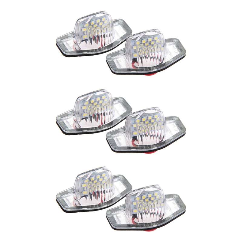 6x Error Free Led License Plate Light Lamp for Honda Crv Jazz Odyssey