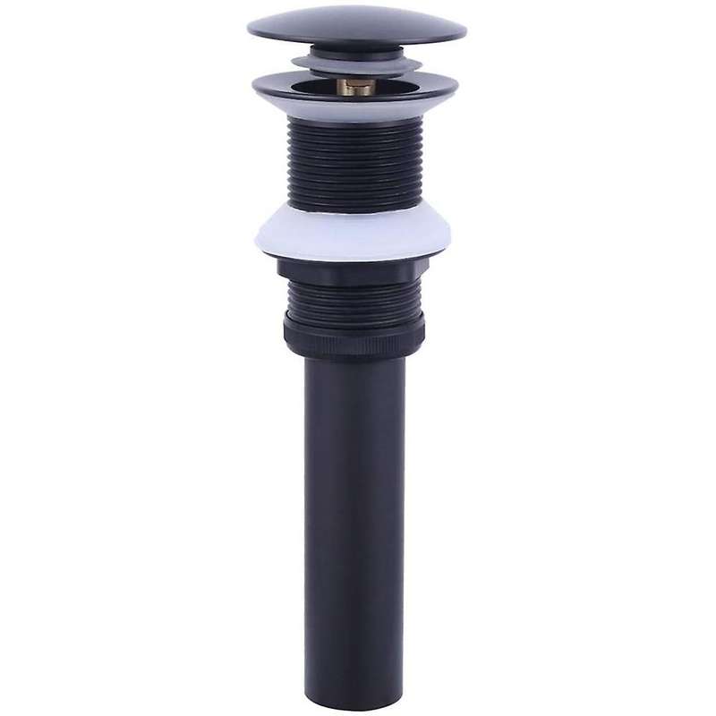 Bathroom Basin Drain Brass Sink Waste Black Popup Bath Sink Drain Kit