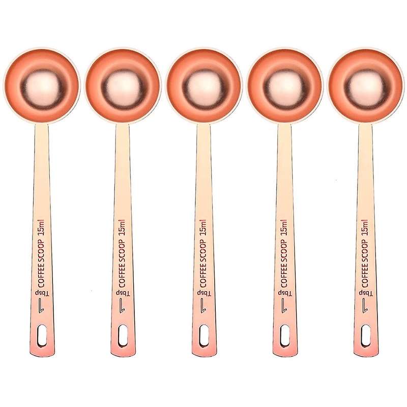 5pcs Coffee Scoop Tablespoon Measure Spoon