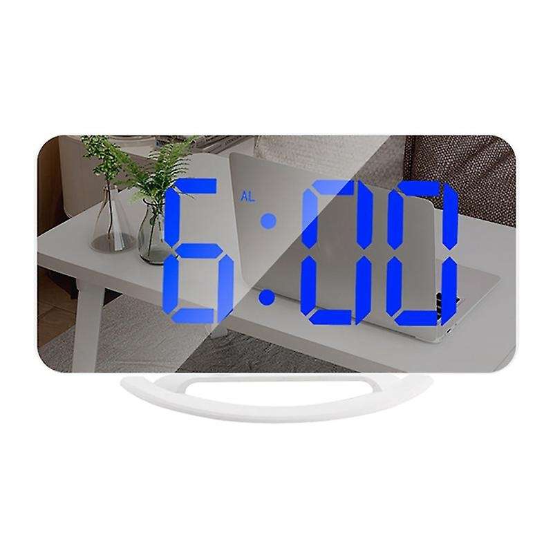 Digital Alarm Clock,clock Display Mirror Memory Function Led Screen 1