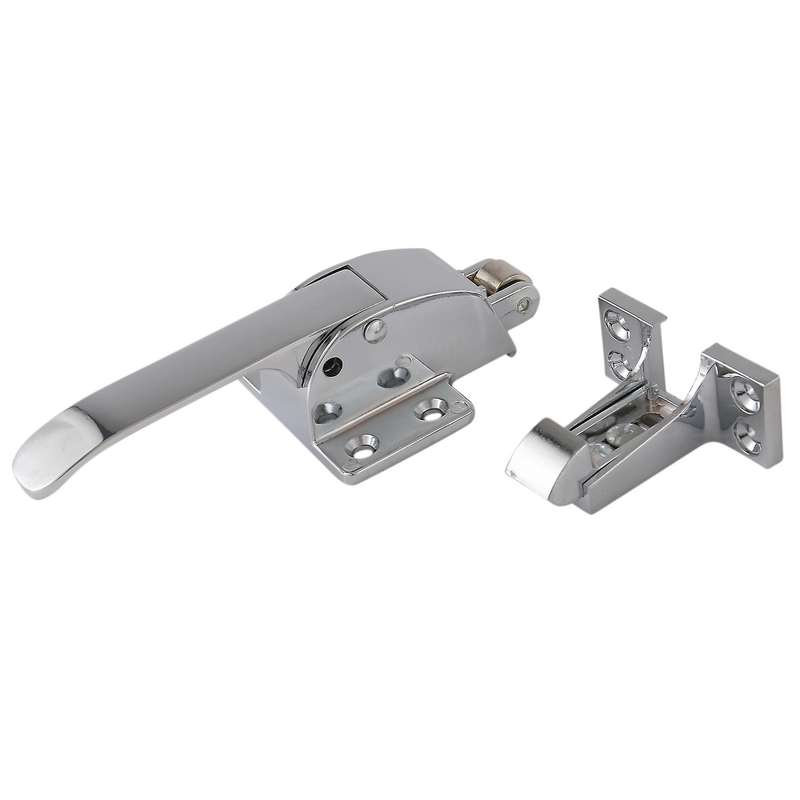 Stainles Steel Spring Loaded Walk In Freezer Cooler Door Handle Latch