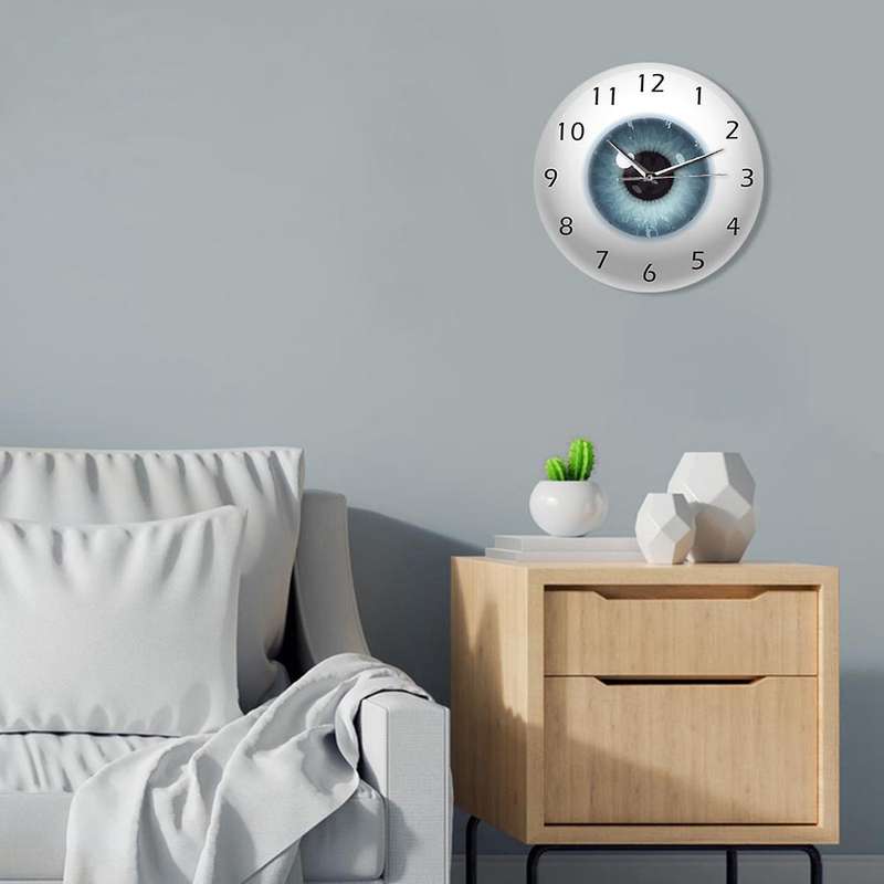The Eye Eyeball with Beauty Contact Pupil Core Sight Wall Clock Watch