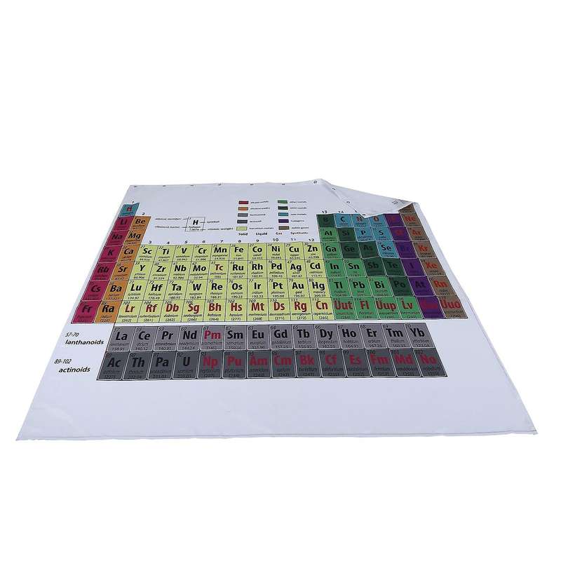 Periodic Table Of The Elements Shower Mildewproof Curtain 150 X 180cm