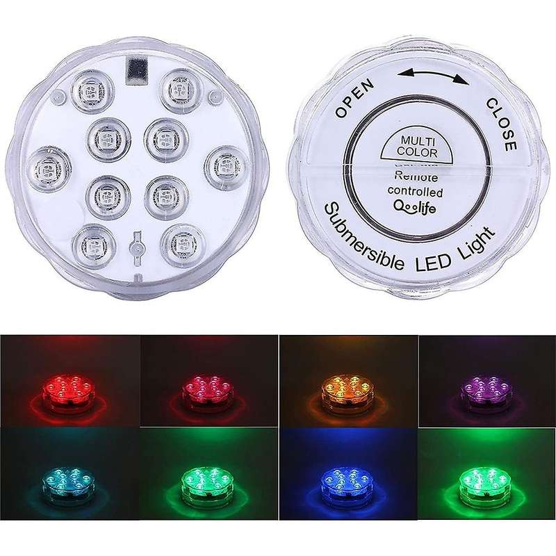 Led 24-key Remote Control Colorful Rgb Lights Luminous Toys Fish, E