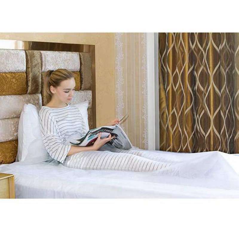 20 Pcs Disposable Hotel Travel Breathable Single Pillow Case