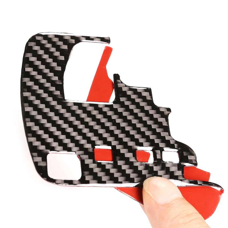 For Toyota Hilux 2015-2021 Carbon Fiber Car Gear Shift Panel Cover