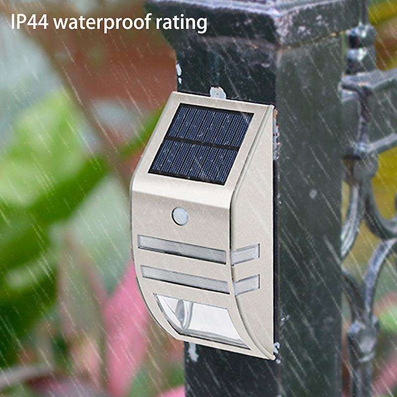 Solar Fence Post Lights Motion Sensor Outdoor Waterproof Solar ,b