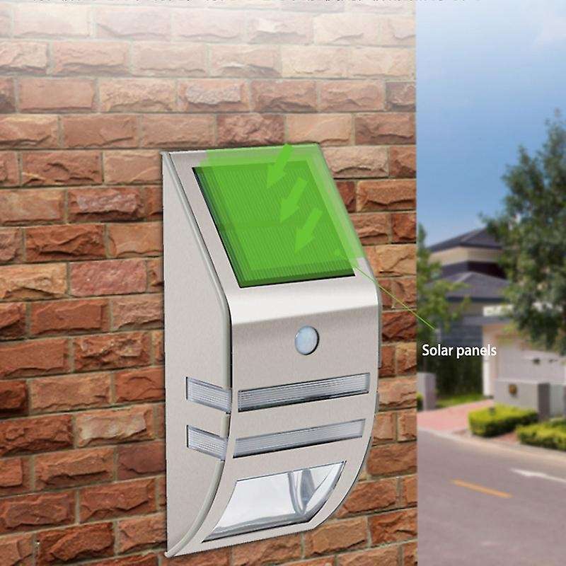 Solar Fence Post Lights Motion Sensor Outdoor Waterproof Solar ,b