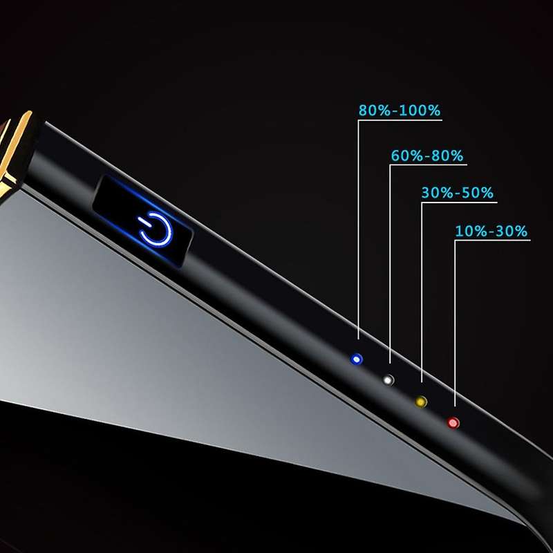 Dual Arc Plasma Rechargeable Usb Lighter for Man Women Gifts(blue)