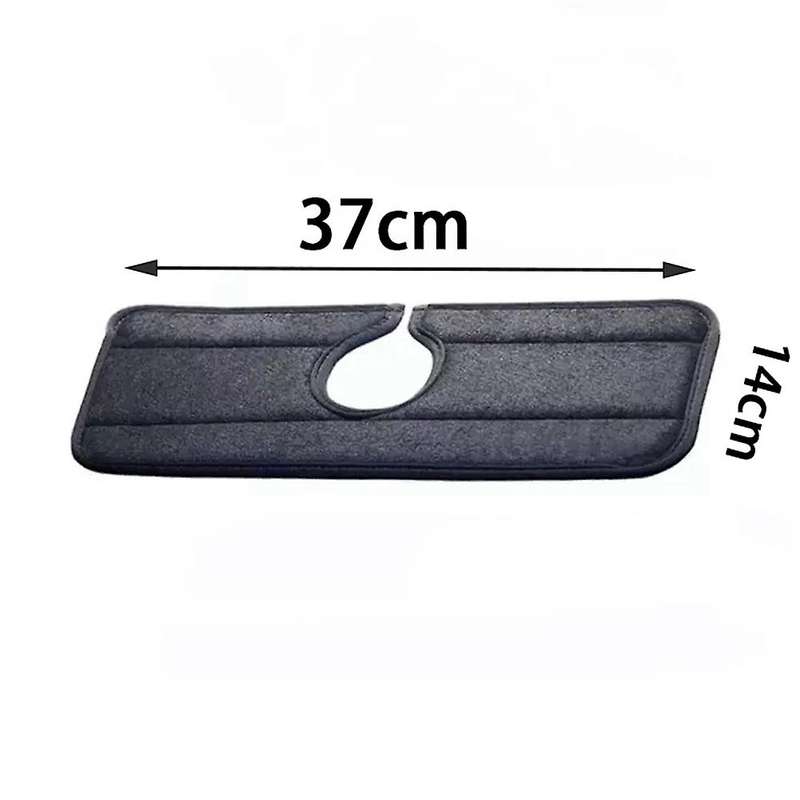 8pcs Faucet Absorbent Mat-black Faucet Wraparound Absorbent Mat