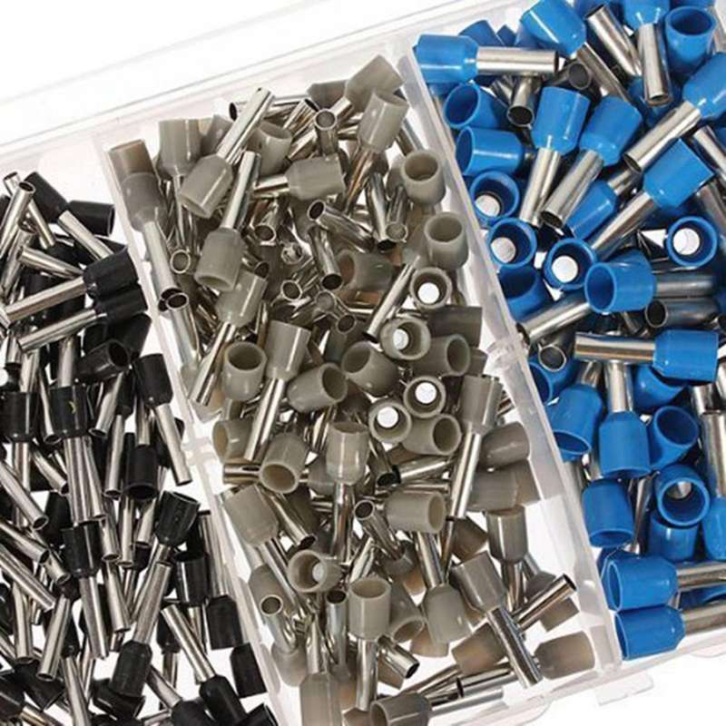 800 Pcs Insulated Cord Pin End Terminal Awg 22-10 Ferrules Kit