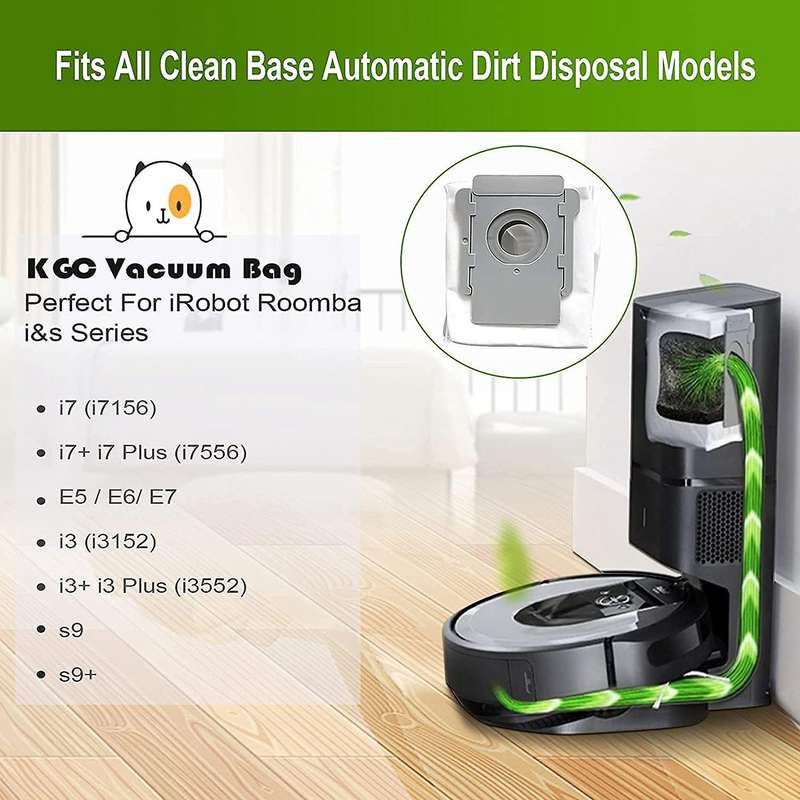 Pack Of 10 for Irobot Roomba I7 I7+ / S9 / S9+ , Vacuum Cleaner Bags