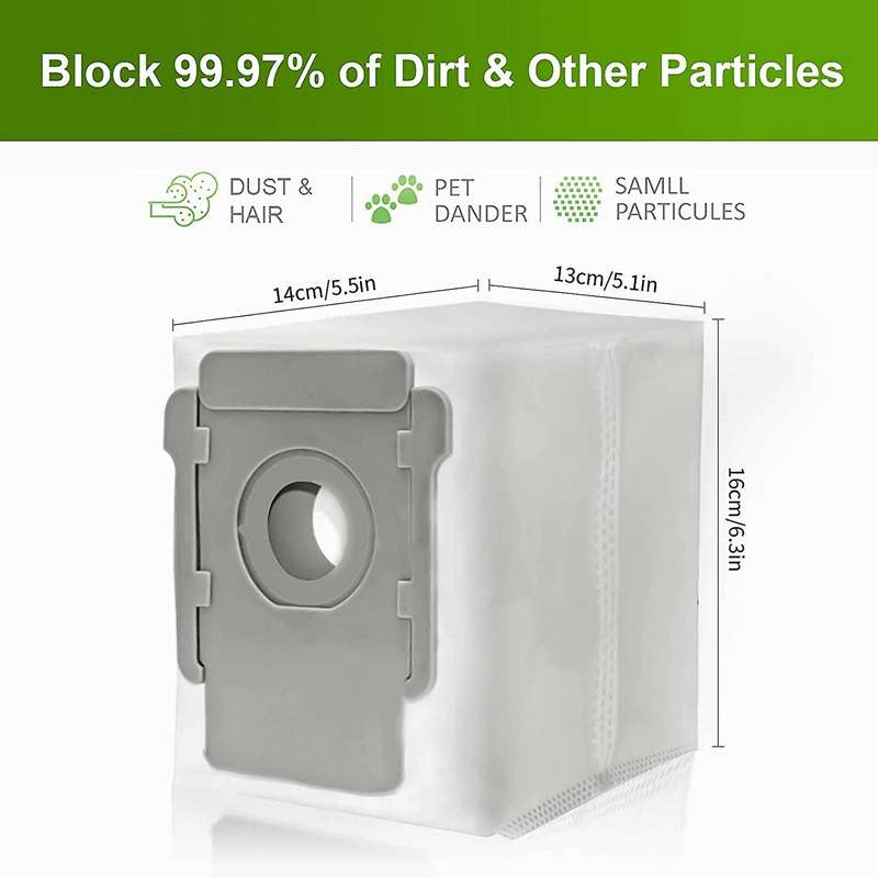 Pack Of 10 for Irobot Roomba I7 I7+ / S9 / S9+ , Vacuum Cleaner Bags
