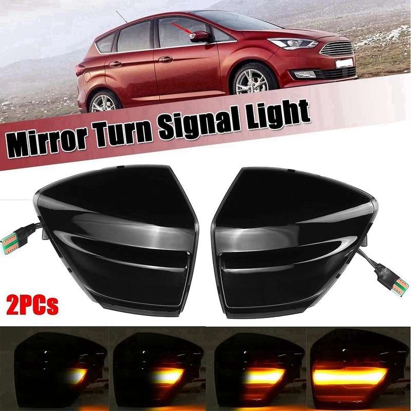 2pcs Turn Signal Light for Kuga C394 08-12 S-max 07-14 C-max 11-19