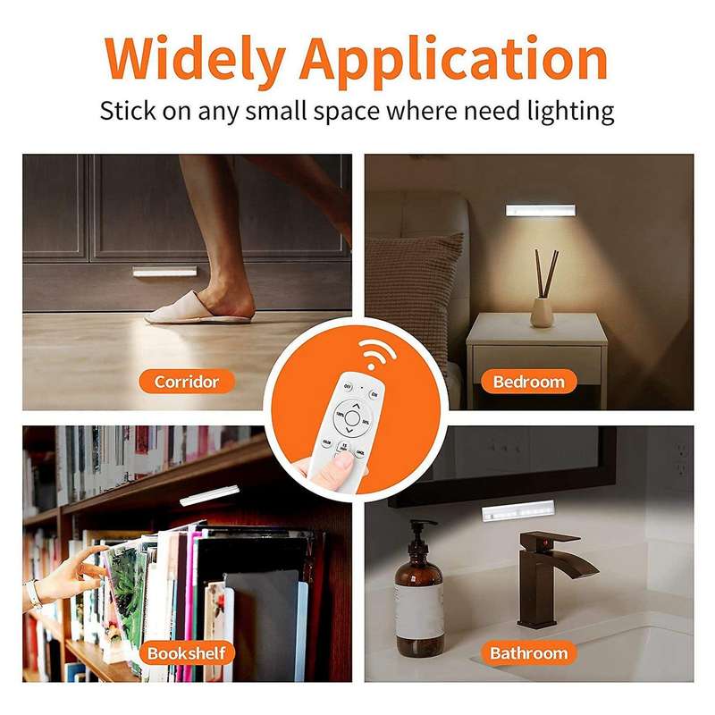 Remote Control Closet Lights, 1000mah 20-led Wireless Dimmable.