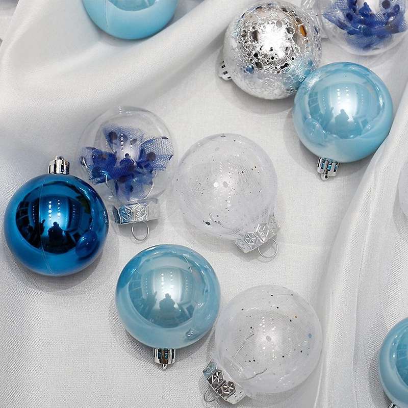 30pcs Christmas Ball 6cm Christmas Tree Decoration Plastic Balls