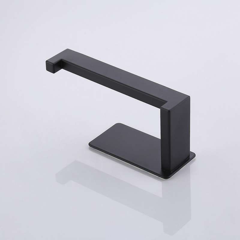 Toilet Paper Holder Matte Black, Roll Holders for Bathroom & Kitchen