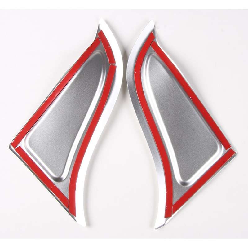 Tail Trunk Triple-cornered Decor for Ford Mustang 2015-2020,silver
