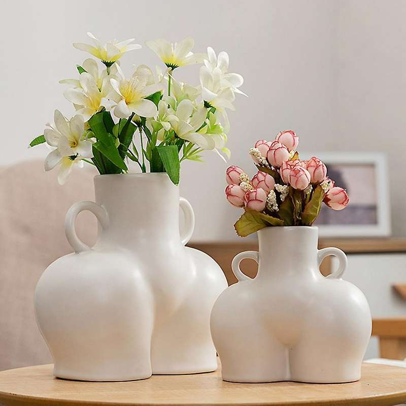 Ceramic Body Art Vase Simulation Human Body Decor Vase Decor,s