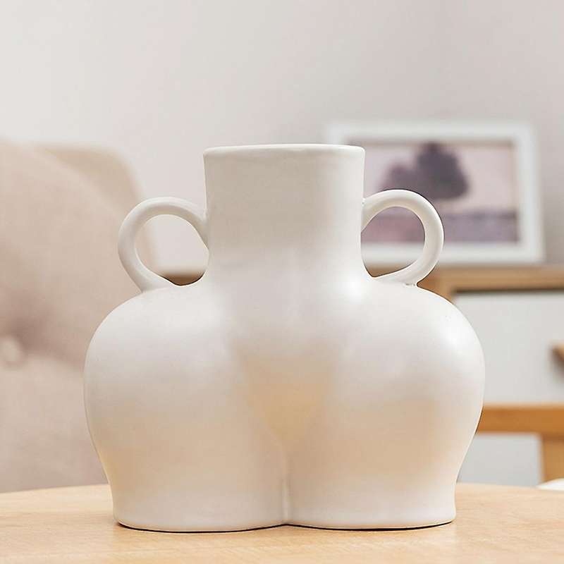 Ceramic Body Art Vase Simulation Human Body Decor Vase Decor,s