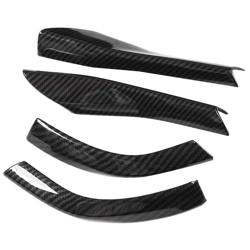 4pcs Carbon Fiber Rearview Side Mirror Trim for Ford Mustang