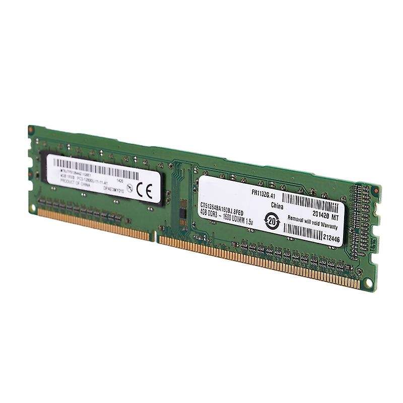 Ddr3 4gb Ram Pc3 12800 1600mhz 1.5v Desktop Pc Memory 240pins System