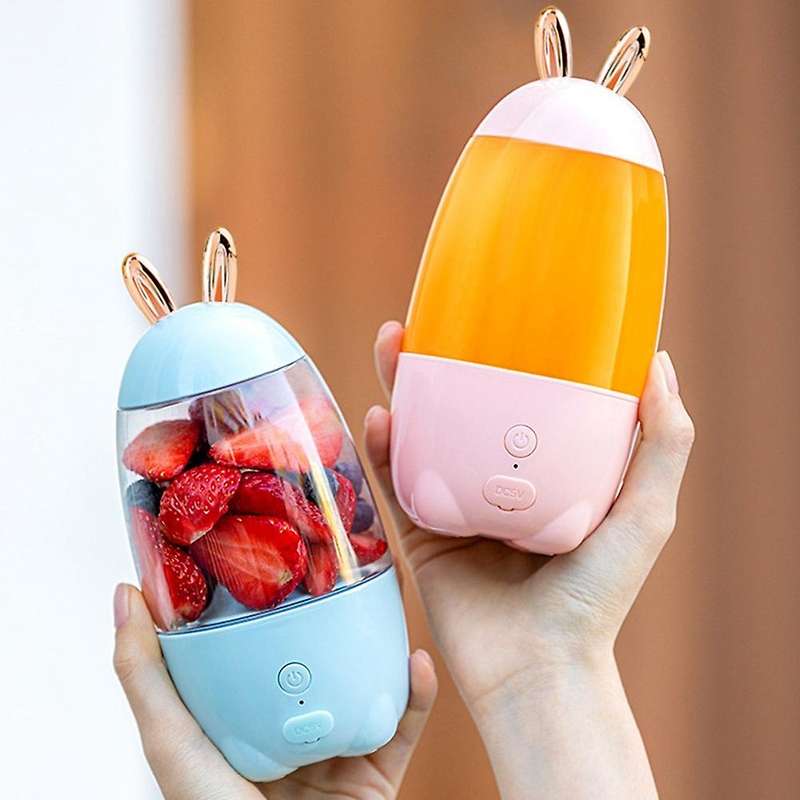 Blender Rechargeable Smoothie Maker Lovely Rabbit Juice Maker White