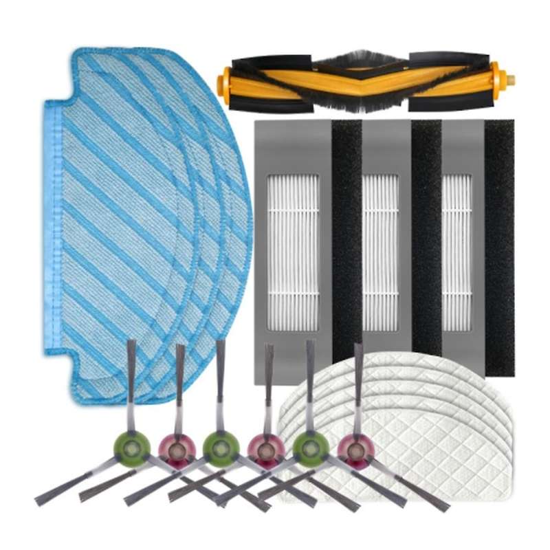 Filter Brush Mop Cloth Set for Ecovacs Deebot Ozmo T8 / T8 Aivi