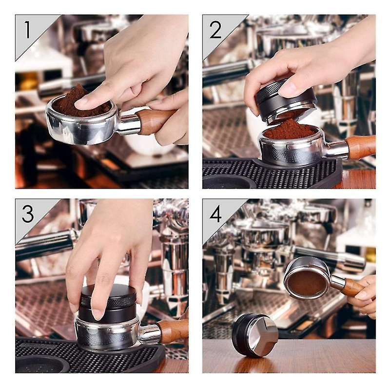 Distributor Leveler Tool Coffee Tamper with Three Angled Slopes 49mm