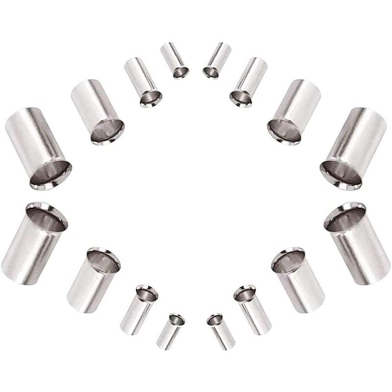 Wire Copper Crimp Fitting Ferrules,awg 4,6,8,10 Insulated Kit(240pcs)