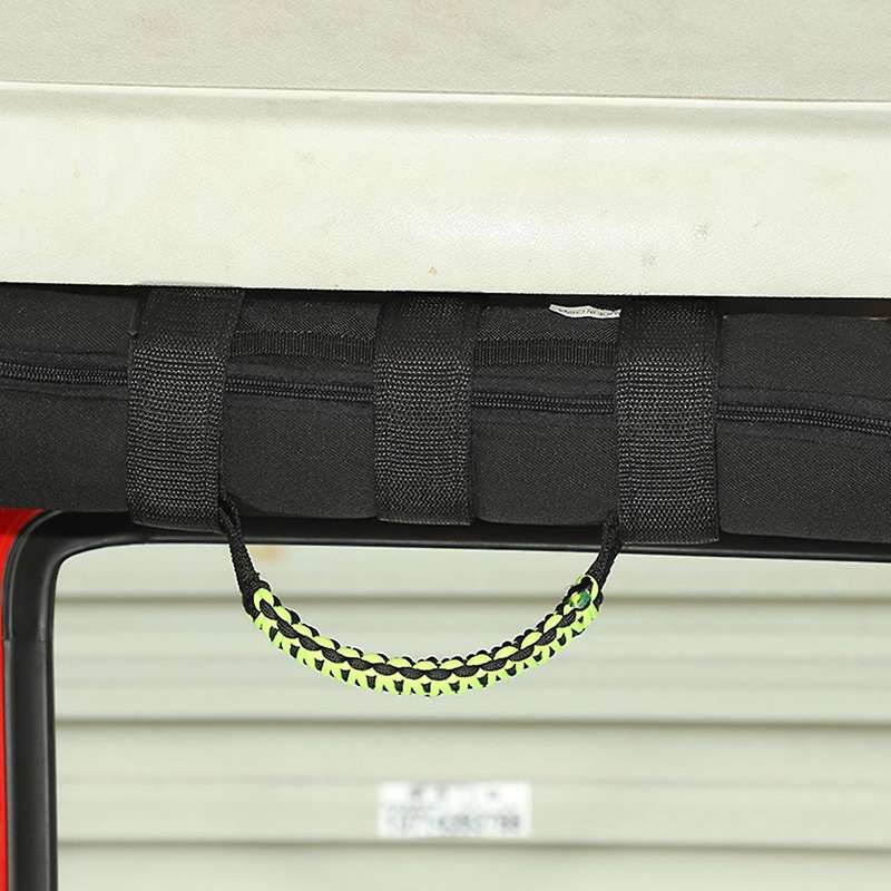 Roll Bar Grab Handles Grip for Wrangler Yj Tj Jk Jku 1955-22, Green