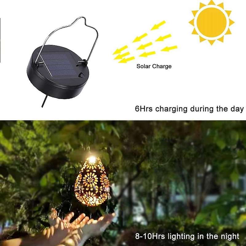 Solar Lanterns Outdoor, Hanging Garden Solar Lights Ornaments