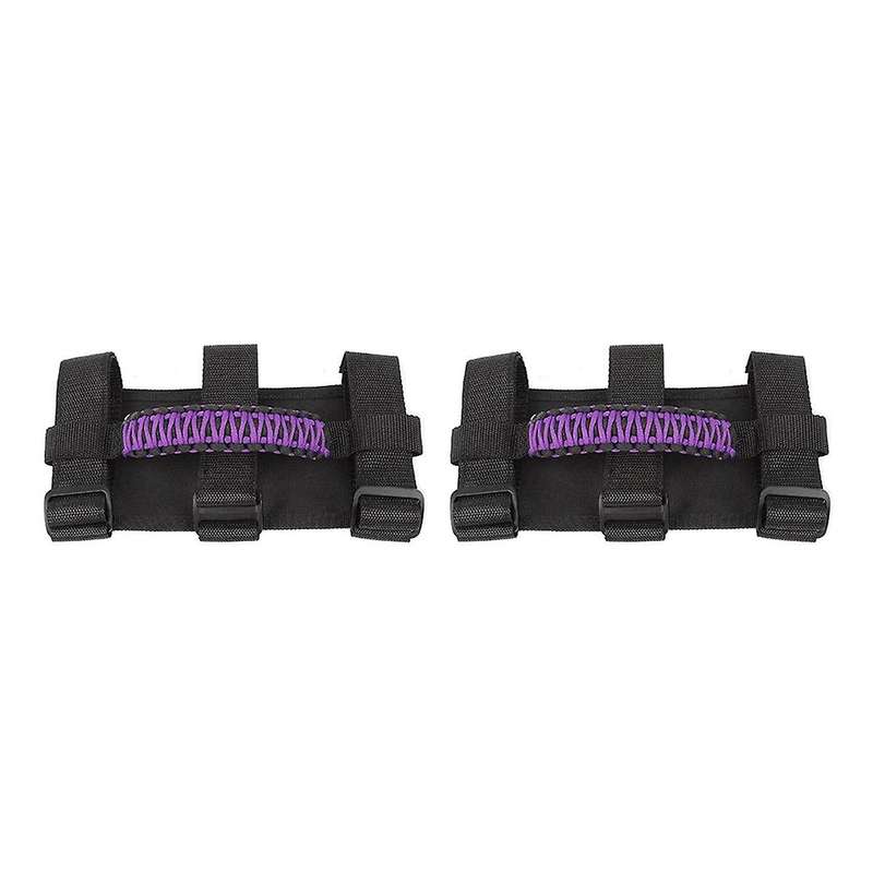 Roll Bar Grab Handles Grip for Wrangler Yj Tj Jk Jku 1955-22, Purple