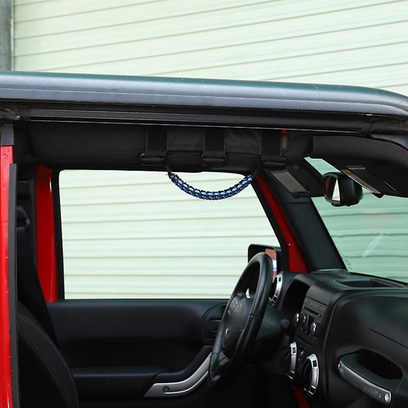 Roll Bar Grab Handles Grip for Wrangler Yj Tj Jk Jku 1955-22, Blue