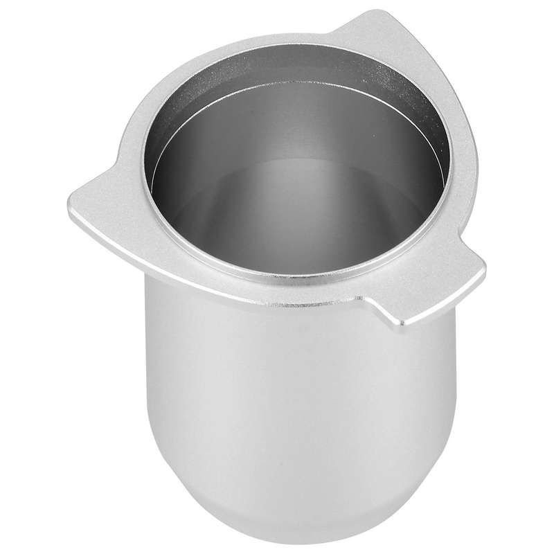 Coffee Dosing Cup Feeder Part for 54mm Espresso Machine Silver
