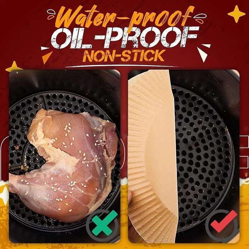 Air Fryer Disposable Paper Liner Non-stick Mats Round Parchment
