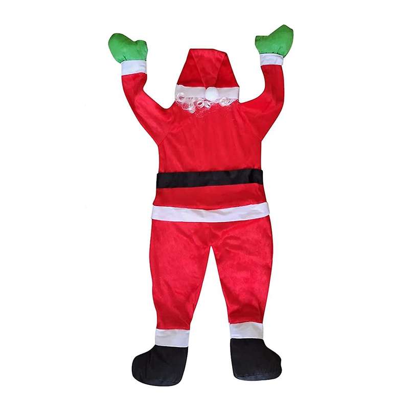 Santa Claus Outdoor Hanging for Christmas Xmas Roof Yard Decor