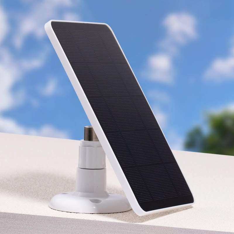 4w 5v Low Power Surveillance Camera Solar Charging Panel White
