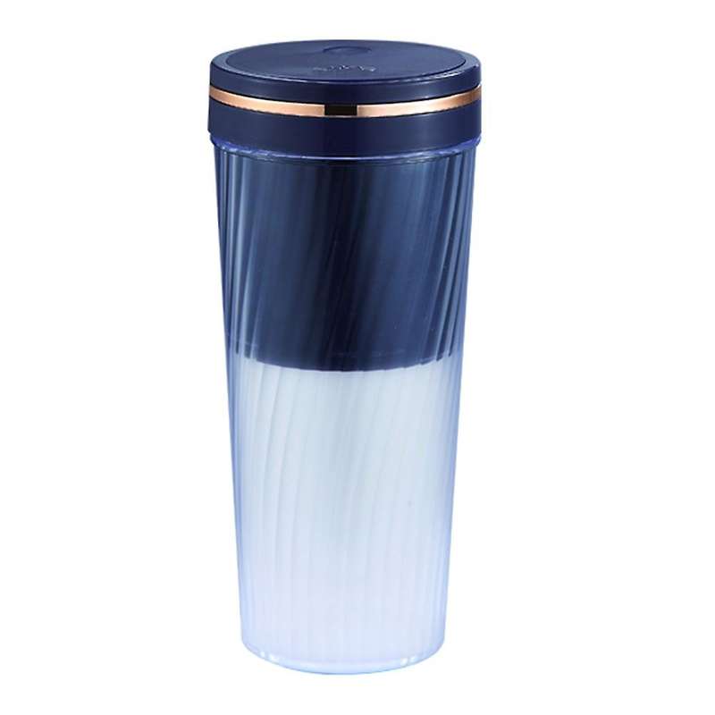 Portable Blender,one-handed Drinking Mini Blender Blue