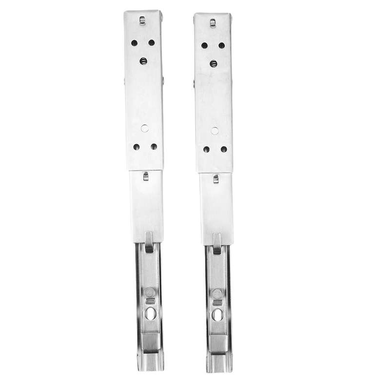 2pcs Folding Shelf Bracket, Heavy-duty Stainless Steel Foldable A