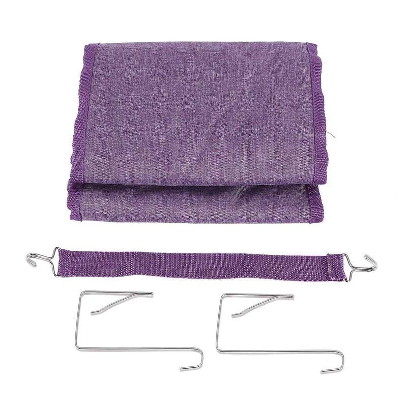 Wall Mount Vinyl Roll Organizer Rack Behind Door Hanging Bag
