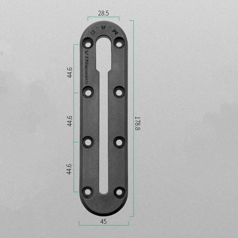 Kayak Slide Track Rails Bracket Diy Fishing Rod Holder Compatible Ram