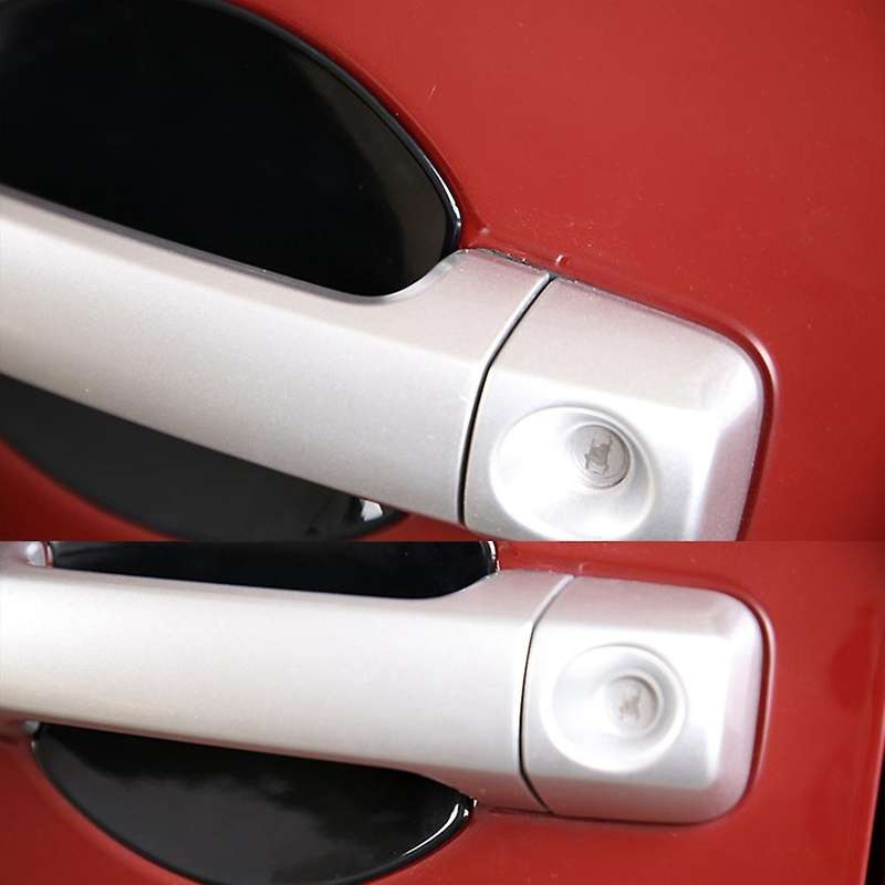 Car Carbon Fiber Door Handle Bowl Cover Cup Cavity Trim