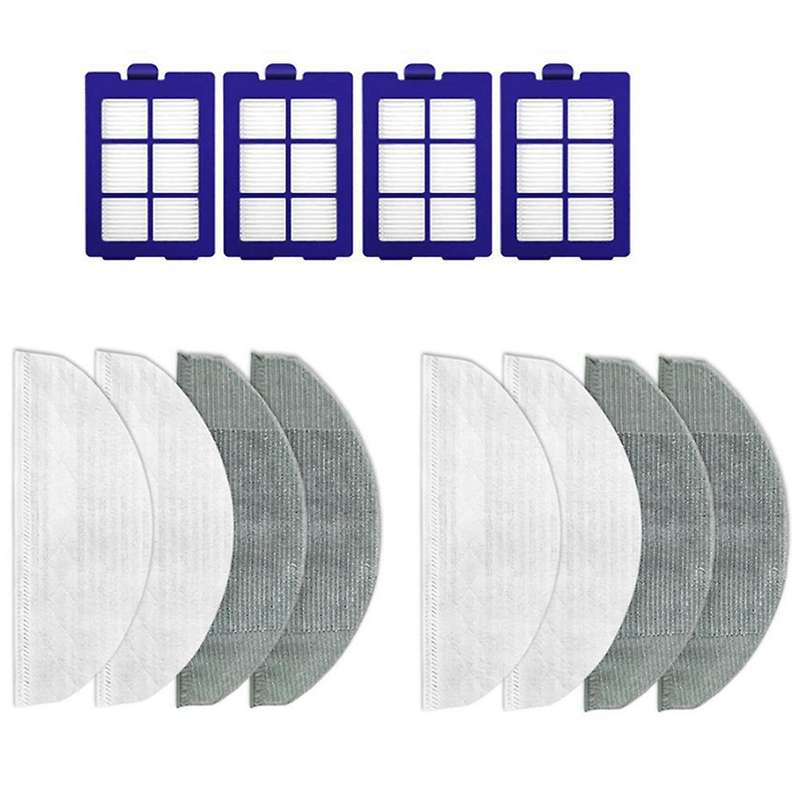 Mop Cloths Pads Hepa Filters for Anker Eufy Robovac X8 Hybrid Robot