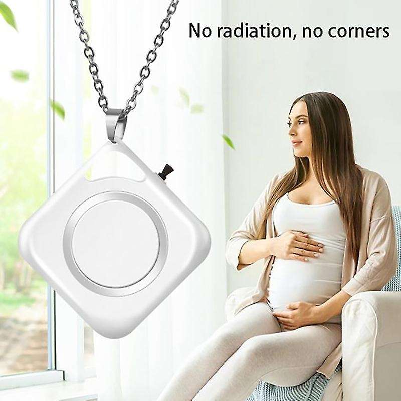 7 Million Negative Ion 600mah Battery Hanging Neck Air Purifier Black