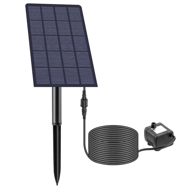 Solar Dc Brushless Landscape Fountain Garden Pool Rockery