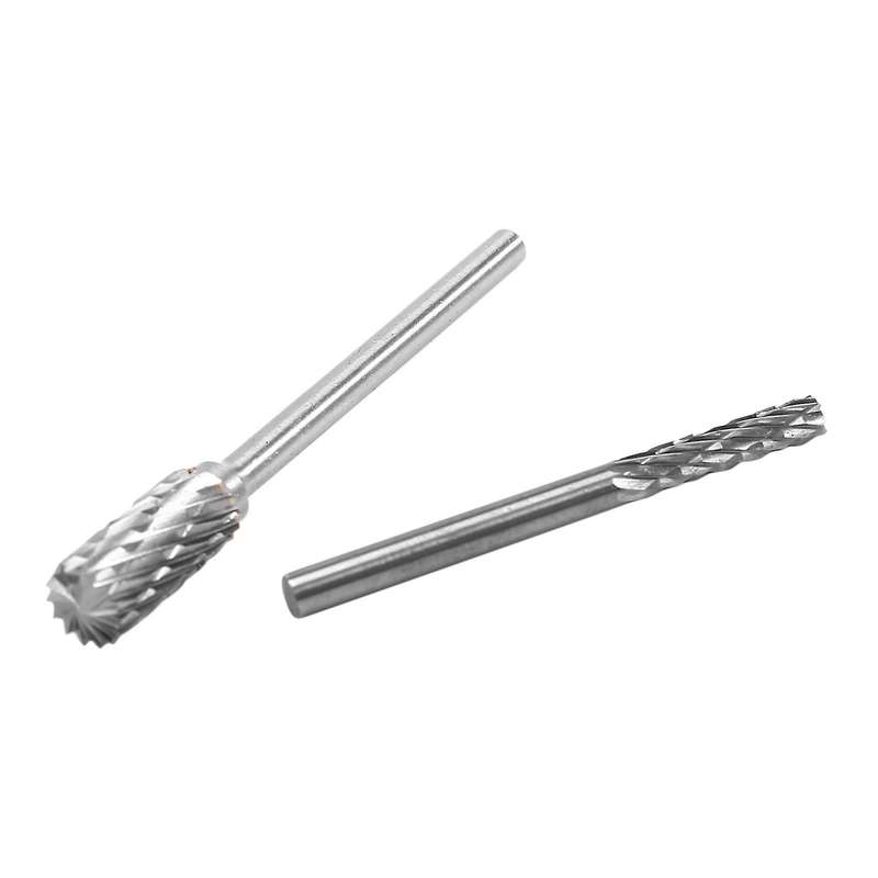 Carbide Grinder Bits 3mm Shank Double Cut for Dremel Wood Carving