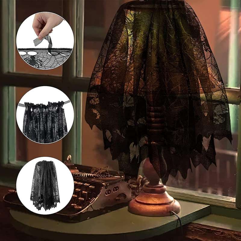 6 Pack Halloween Tablecloth Halloween Fireplace Mantel Scarf